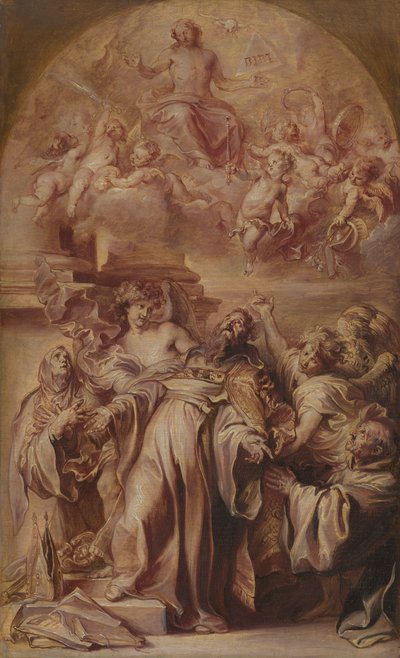 De Extase van Sint Augustinus door Anthony van Dyck