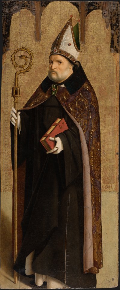 Sint Benedictus van Nursia, ca. 1470-1475 door Antonello da Messina