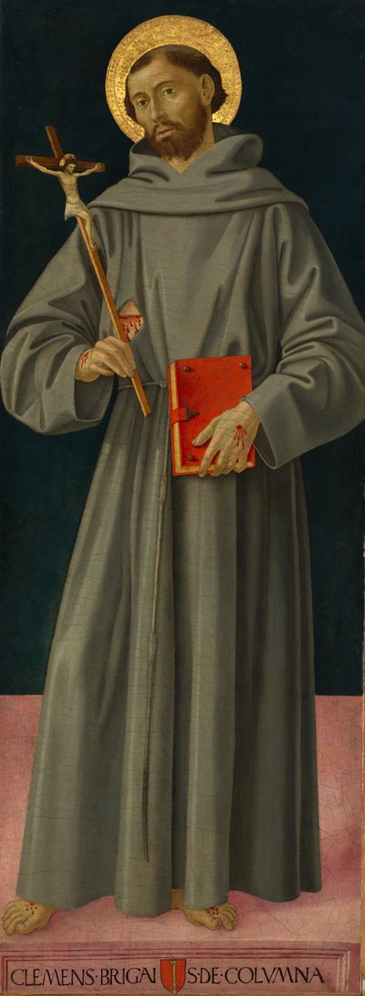 Sint Franciscus van Assisi, ca. 1480-81 door Antoniazzo Romano