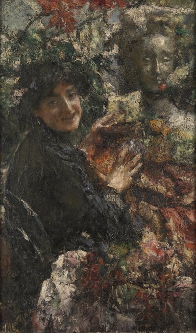 Aurelia, ca. 1906 door Antonio Mancini