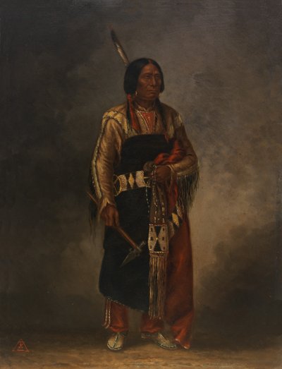 Mak-phe-ah-luta Red Cloud, ca. 1887 door Antonio Zeno Shindler