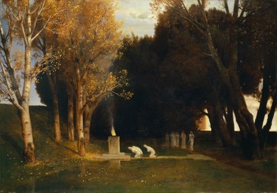 Heilige bos door Arnold Böcklin