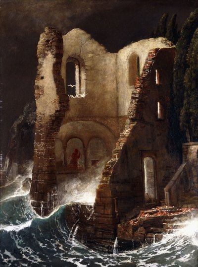 De Kapel door Arnold Böcklin