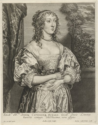 Portret van Katherine Howard door Arnold de Jode