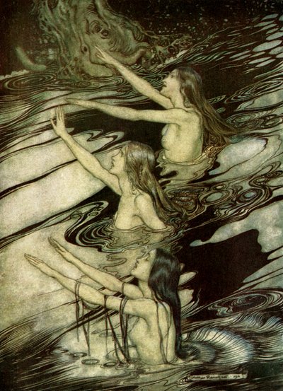 De Schemering van de Goden door Arthur Rackham