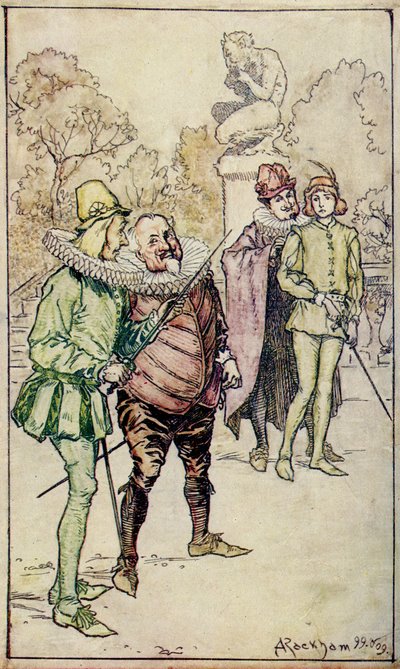 Timon van Athene door William Shakespeare door Arthur Rackham