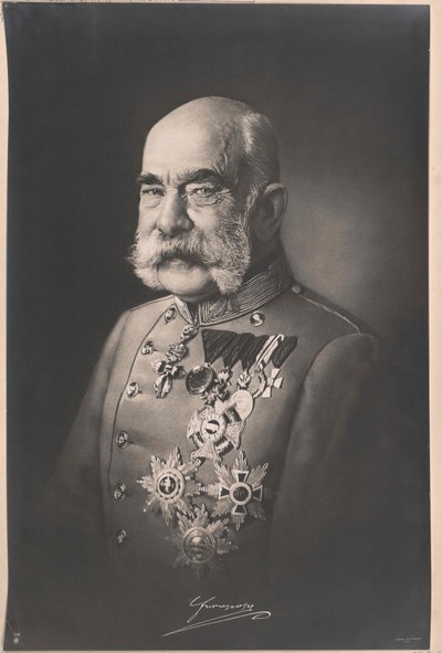 Keizer van Oostenrijk Franz Joseph I door Artist Unknown