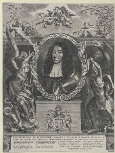 Koning van Engeland Charles II door Artist Unknown