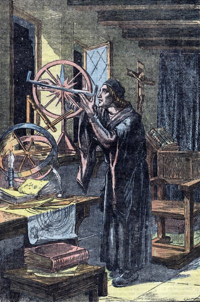 Nicolas Copernicus (gravure) door Artist Unknown