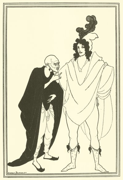 Onderzoek van de heraut door Aubrey Beardsley