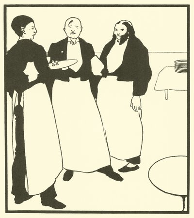 Garçons de Café door Aubrey Beardsley