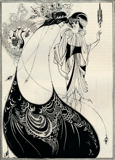 Het Pauwmeisje, 1893 door Aubrey Beardsley