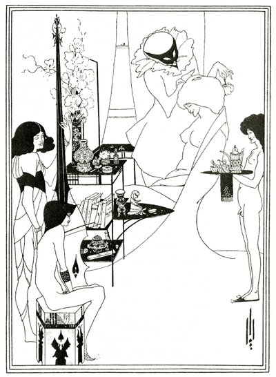 De Toilette van Salome, ca. 1894 door Aubrey Beardsley