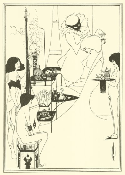 De toilet van Salome door Aubrey Beardsley