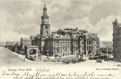 Sydney, Stadhuis door Australian Photographer