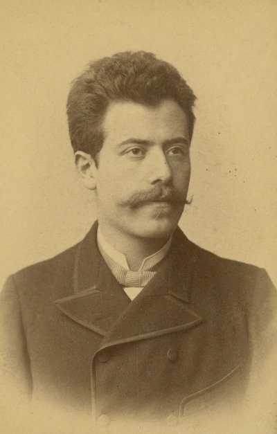 Gustav Mahler, 1884 door Austrian Photographer