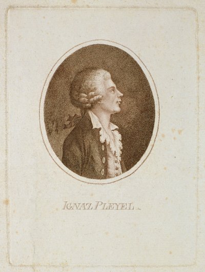 Portret van Ignace Pleyel (1757-1831) door Austrian School