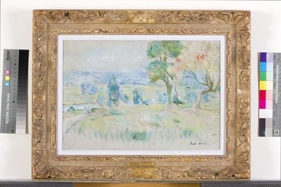 De Seine-vallei bij Mézy, 1891 door Berthe Morisot