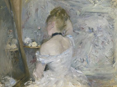 Vrouw bij haar Toilette door Berthe Morisot