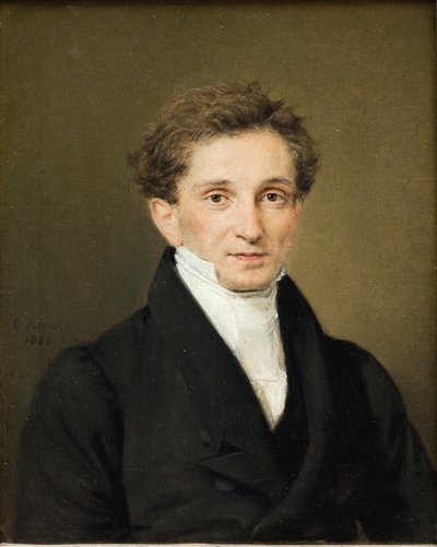 Portret van Johannes Søbøtker Hohlenberg door C.A. Jensen