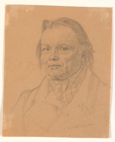 Portret van regimentdierenarts J.C. Freund door C.A. Jensen