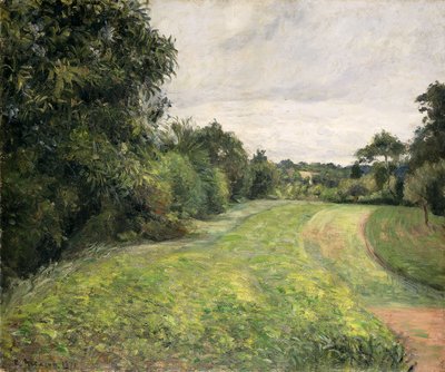 Le Fond de St, 1876 door Camille Jacob Pissarro