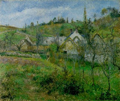 De Valhermeil, nabij Pontoise, 1880 door Camille Jacob Pissarro