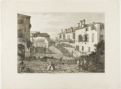 Le Porte Del Dolo, uit Vedute door Canaletto