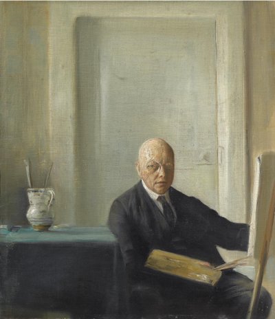 Zelfportret door Carl Holsoe