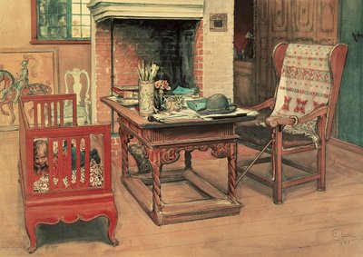 Verstoppertje door Carl Larsson