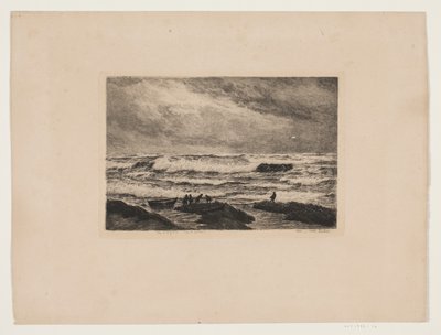 Skagen. Storm door Carl Locher