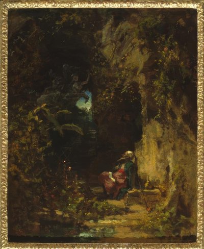 De filosoof door Carl Spitzweg