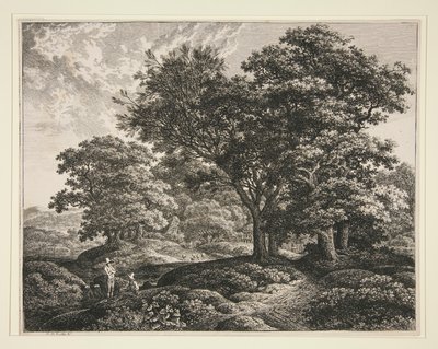 Landschap door Carl Wilhelm Kolbe the elder