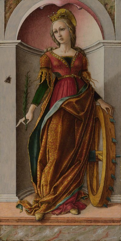 Sint-Catharina van Alexandrië, ca. 1492 door Carlo Crivelli