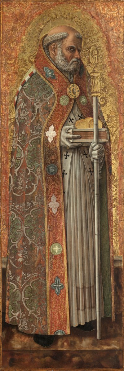 Sint Nicolaas van Bari door Carlo Crivelli