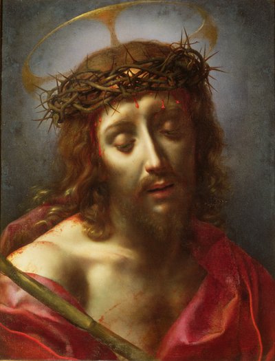 Christus als de man van smarten door Carlo Dolci