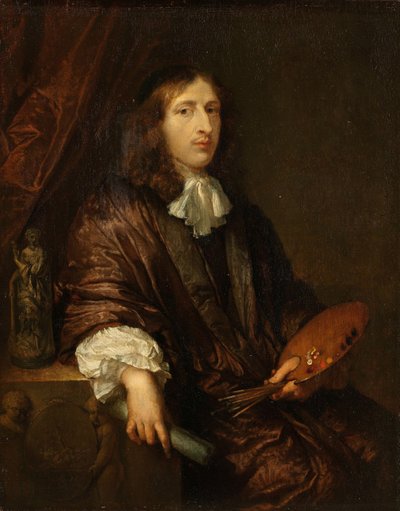 Zelfportret, ca. 1670 door Caspar Netscher