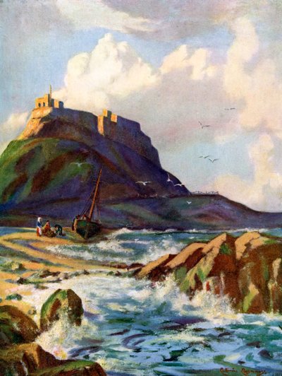 Lindisfarne, Northumberland, 1924-1926 door Catharine Chamney