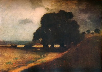 De stormwolk, c1875 door Cecil Gordon Lawson