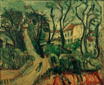 Landschap met huizen door Chaim Soutine