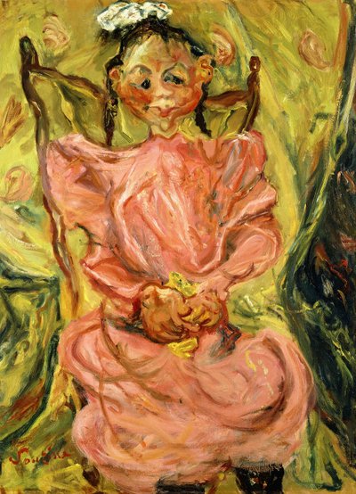 Meisje in roze, 1925 door Chaim Soutine