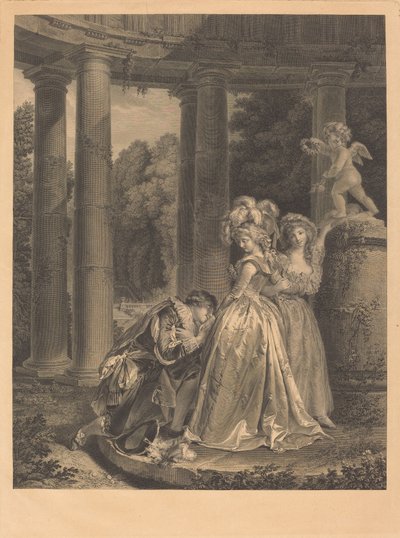 De verklaring door Charles Clement Bervic after Louis Rolland Trinquesse