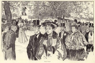 Kerkparade, Hyde Park door Charles Dana Gibson