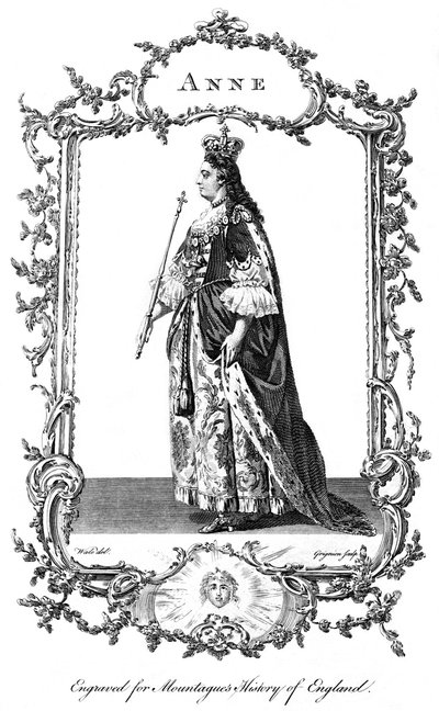 Koningin Anne 1665-1714 door Charles Grignion