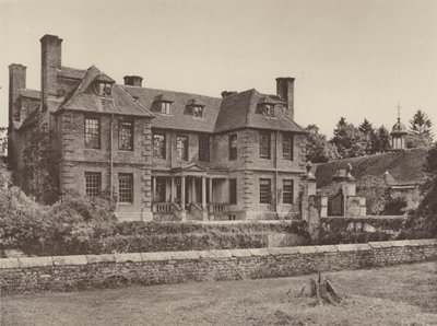 Groombridge Place, Sussex, de Westzijde door Charles Latham