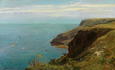 Zee Kust, Torquay door Charles Napier Hemy