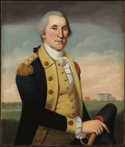 George Washington bij Princeton door Charles Peale Polk