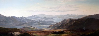 Berglandschap, Wales (?) door Charles Robert Leslie