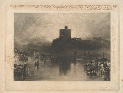 Norham Castle, aan de Rivier Tweed door Charles Turner