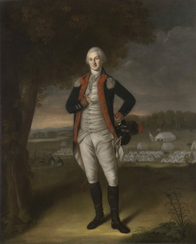 Walter Stewart door Charles Willson Peale